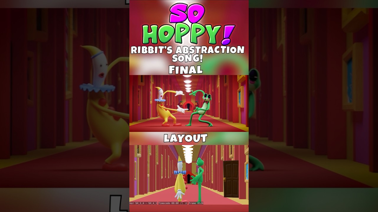SO HOPPY! (Ribbit Abstraction Song) Layout VS Final Ribbit X Kaufmo! | The Amazing Digital Circus auf YouTube ansehen SO HOPPY! (Ribbit Abstraction Song) Layout VS Final Ribbit X Kaufmo! | The Amazing Digital Circus auf YouTube ansehen