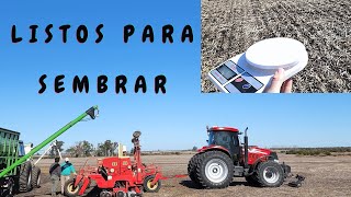 se sigue SEMBRANDO con el TRACTOR CASE IH y la bertini