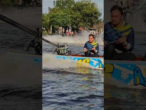 Longtail boat racing 1708 #เรือซิ่ง #speedboat #classicboat #automobile #เรือหางยาว #racing