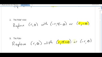 Precalc Honors Section 9.7 Notes video #2
