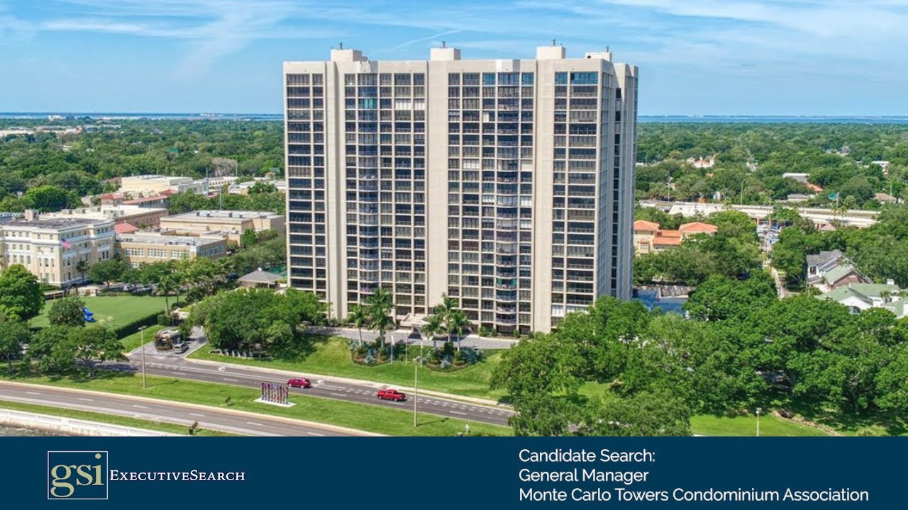 Condominium Association Manager Salary Reference: Candidate Search General Manager Monte Carlo Towers Condominium