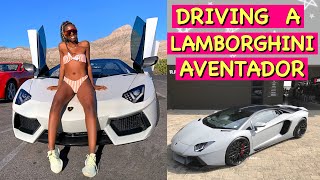 DRIVING A LAMBORGHINI AVENTADOR 2019 | Hildaa Lindaa