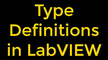 Type Definitions in LabVIEW