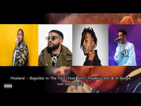 한글 Mustard Baguttes In The Face Feat NAV Playboi Carti A Boogie Wit Da Hoodie 가사 한글 자막 번역