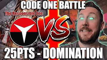 Code One Battle LIVE - 25pts Ariadna Vs Nomads - Domination