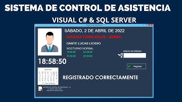 Sistema de Control de Asistencia en C# y SQL Server Noche