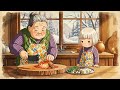 winter trip to my grandparents’ snowy home – quiet cooking asmr, kimchi stew &amp; roasted sweet potatoe