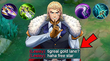 I GOT SAVAGE BECAUSE OF THIS TIGREAL 1 HIT DELETE BUILD - Mobile Legends