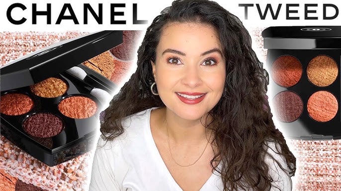 NEW CHANEL TWEED EYESHADOW PALETTE COLLECTION SWATCHES & FIRST IMPRESSIONS  