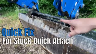 Easy Fix For Stuck Quick Attach Levers