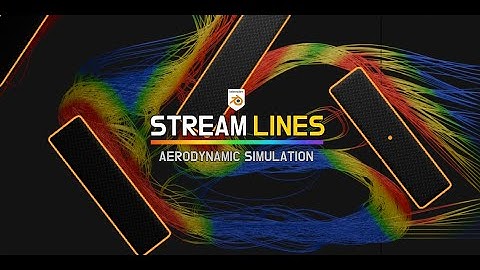 Blender 3D: Aerodynamic Streamlines Simulation