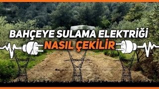 BAHÇEME NASIL ELEKTRİK ALIRIM?TARIMSAL SULAMA ELEKTRİĞİ NASIL ALINIR?