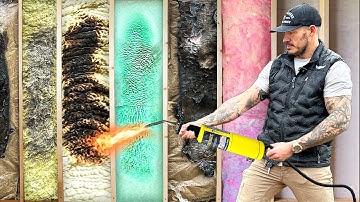 I Tested 7 Most Flammable Home Insulation
