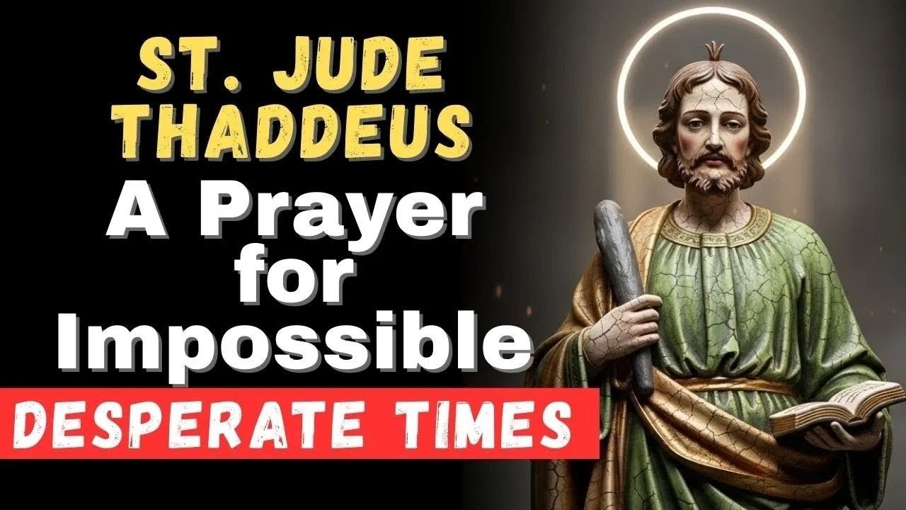 The Prayer That Saint Jude Answers When All Hope Seems Lost