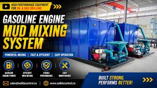 Gasoline Engine Mud Mixing System | Portable Mud Mixing Unit for Drilling Projects