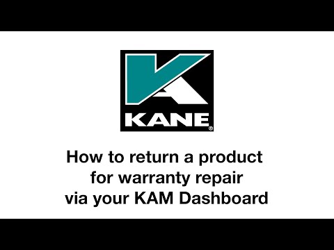 How to return a product for warranty repair via your KAM Dashboard