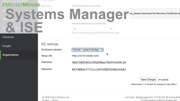 Cisco Meraki SM and Cisco ISE