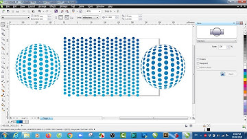 Vẽ quả cầu 3D với Blend tool và hiệu ứng Lens trong CorelDraw X6