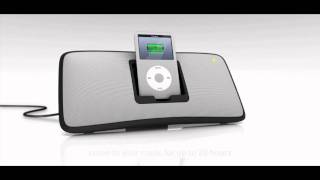 Logitech s315i Rechargeable iPod speakers - Designed by Design Partners -  YouTube