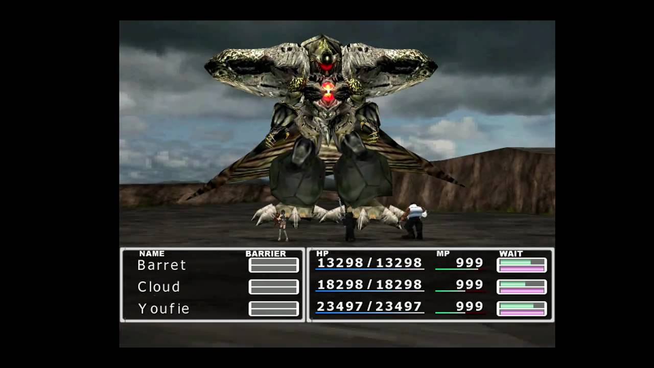 FF7 mod ac HD (NEW BARRET AC) vs diamond weapon - YouTube