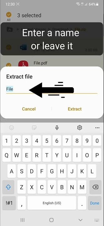 How to open a ZIP file on a Samsung Galaxy phone or tablet