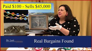 Real Bargains Found Thrift Shopping: Chanel Jewelry, Murano Glass, Pearls, China, Art by Dr. Lori