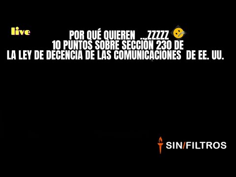 Video: ¿Qué es la sección 230 de la ley de decencia en las comunicaciones?