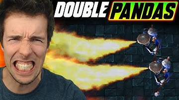 Double Fire Breath is BRUTAL! - Direct Strike Double Panda Editon - WC3