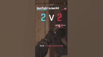 2v2 Gunfight in MW2!! #cod #mw2 #xbox #warzone #shorts