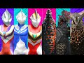 ウルトラマン GAIA VS EX REDKING, ULTRAMAN COSMOS VS EX TYRANT, ULTRAMAN TIGA VS EX GOMORA #ウルトラマン #怪獣