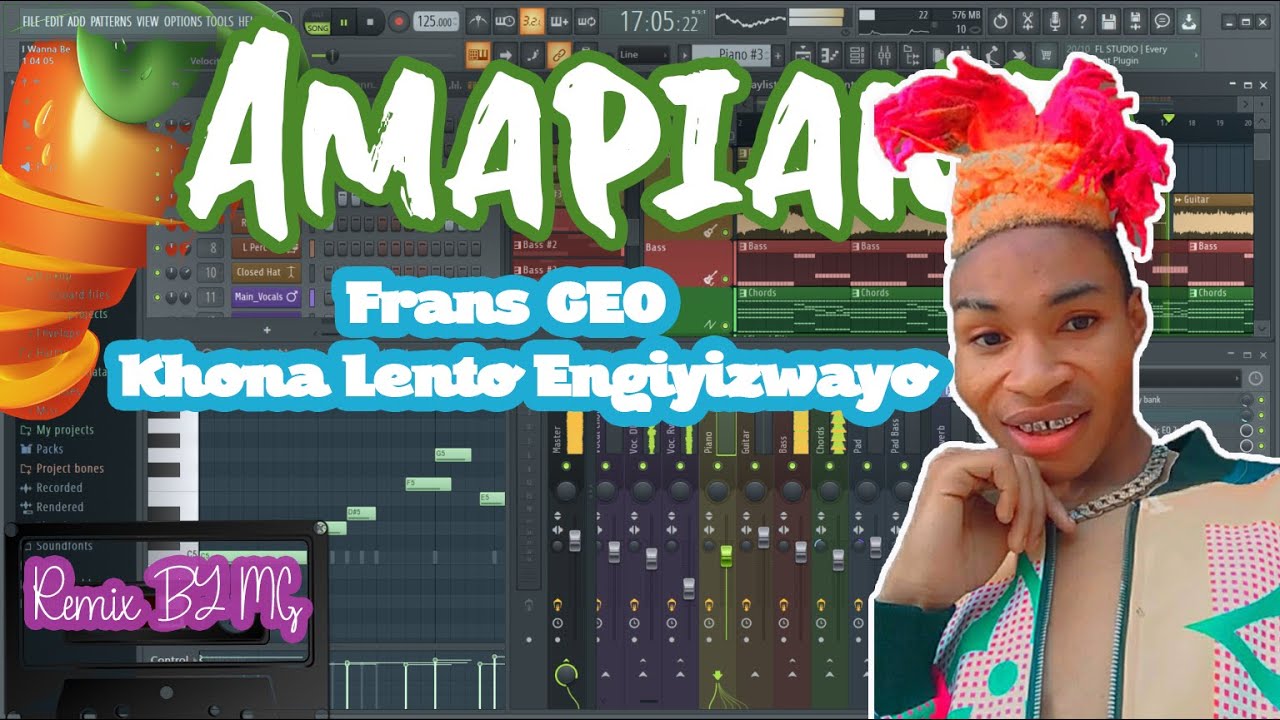 How To Make Amapiano Remix On FL Studio | Frans CEO - Khona Lento Engizwayo
