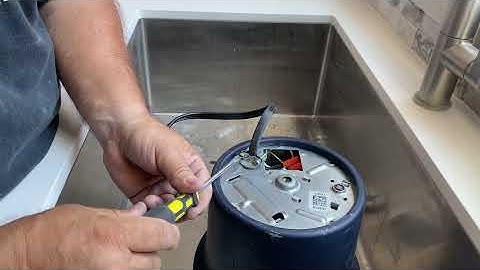 How To Install A Garbage Disposal Power Cord.