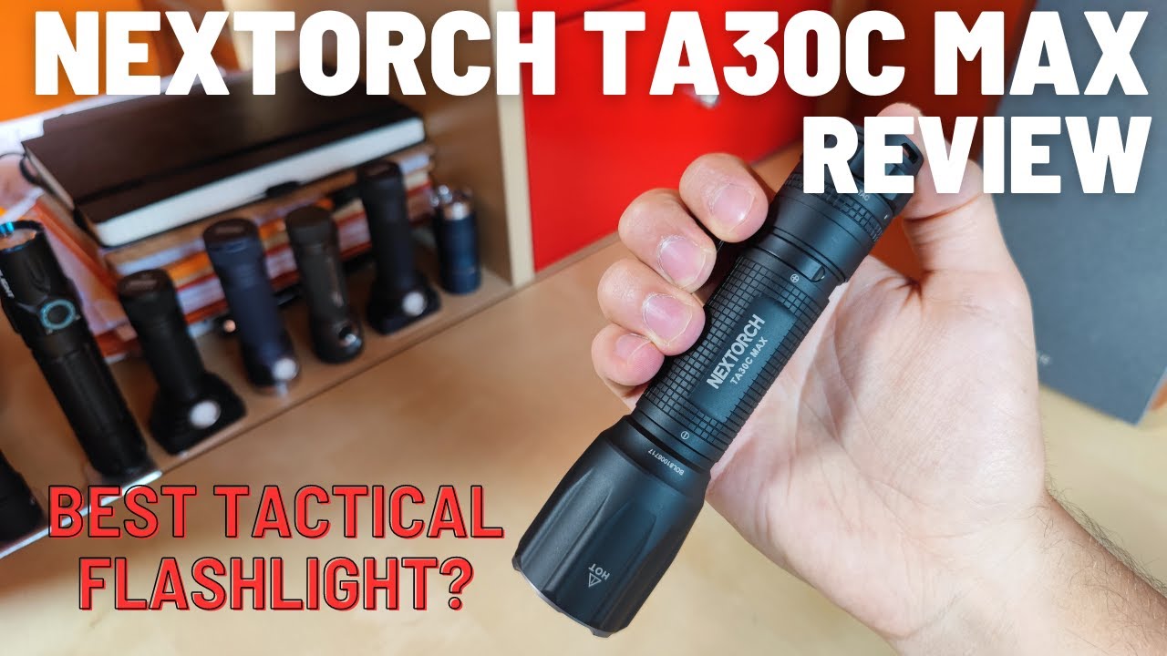 Nextorch TA30C MAX 3000 Lumens One-step Strobe Tactical Flashlight –  flashlightgo