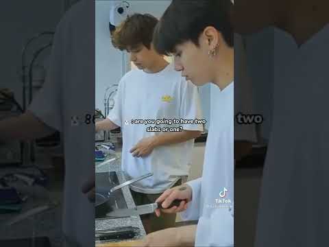 Jungkook cooking for his Taehyungie hyung 👀💜