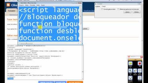 Como bloquear seleção de texto no blog