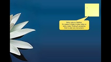 Windows: Creating desktop stickies like 3M Post-It® Notes on Windows in Notezilla