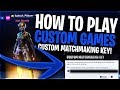 Does Custom Matchmaking Work In Fortnite Ps4