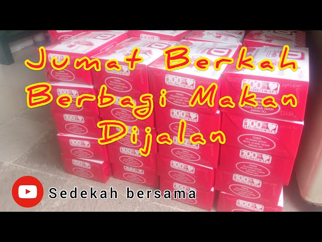 Jumat Berkah Berbagi Makanan Ke Jalan - Jumat Berbagi #32 class=