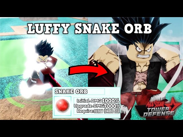 Snake Orb é a orbe do Luffy 6 estrelas