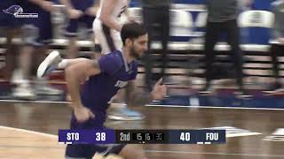 Stonehill Mens Basketball Highlights vs FDU; January 13, 2024