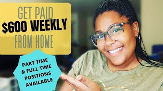 GET PAID $600 WEEKLY AS A VIRTUAL RECEPTIONIST PART-TIME OR FULL-TIME WORK FROM HOME