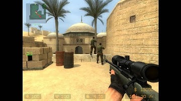 Counter Strike Source Bots Ownage. First Gameplay - ish