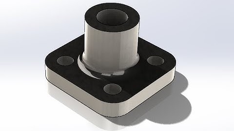 Solidworks Tutorial For Beginners____Base plate