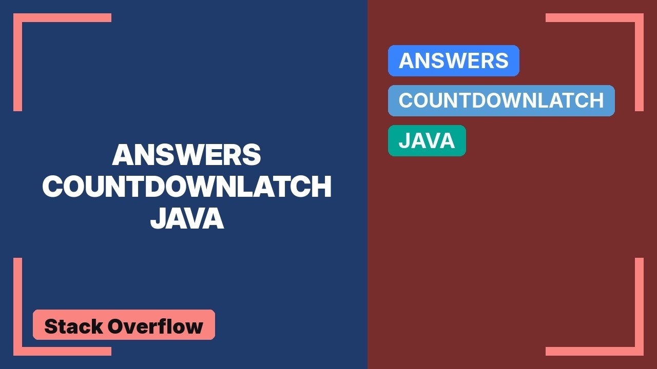 What is the difference between join and CountDownLatch? (5 Solutions ...