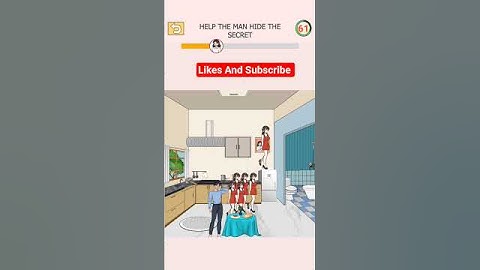 Tricky Twist 🪢 Level-52 Help The Man hide 🫥 the Secret #youtubeshorts #games #reels #shortvideo