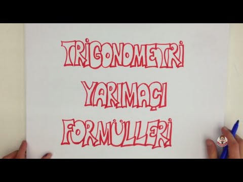 9dk'da TRİGONOMETRİ YARIMAÇI FORMÜLLERİ