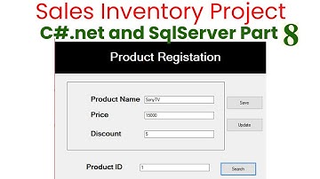 Sales Inventory Project using C#.net and SqlServer Part 8