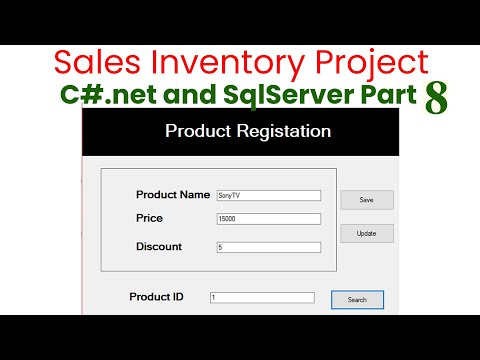 Sales Inventory Project using C#.net and SqlServer Part 8