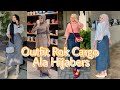 Outfit rok cargo ala hijabers  tampil cantik namun simple  link produk cek di deskripsi 