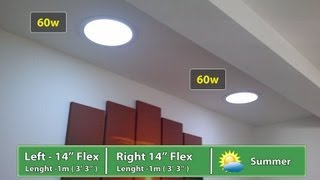 BEFORE and AFTER  Velux Sun Tunnel and Solartube Suntube Install reviews